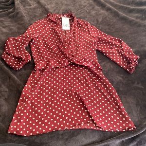 New With Tags Zara Red Dress